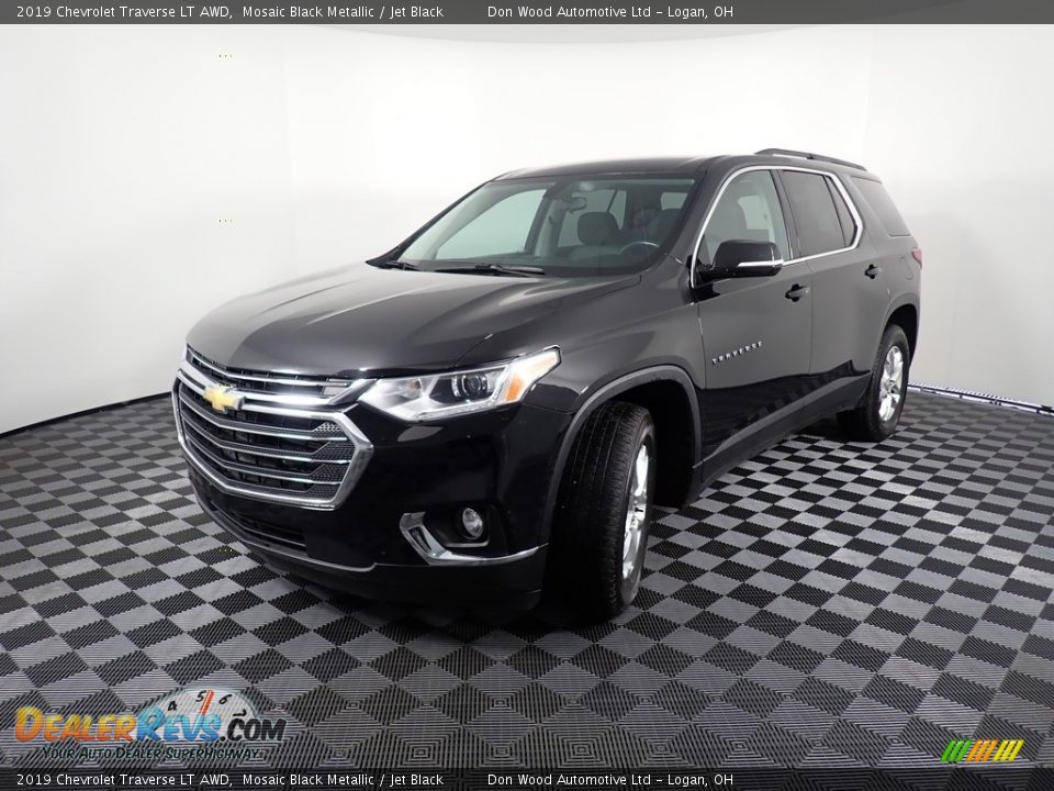 2019 Chevrolet Traverse LT AWD Mosaic Black Metallic / Jet Black Photo #8
