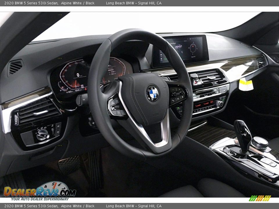 2020 BMW 5 Series 530i Sedan Alpine White / Black Photo #21