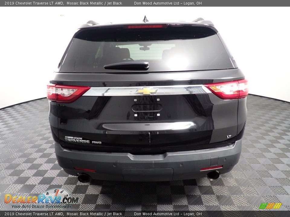 2019 Chevrolet Traverse LT AWD Mosaic Black Metallic / Jet Black Photo #12