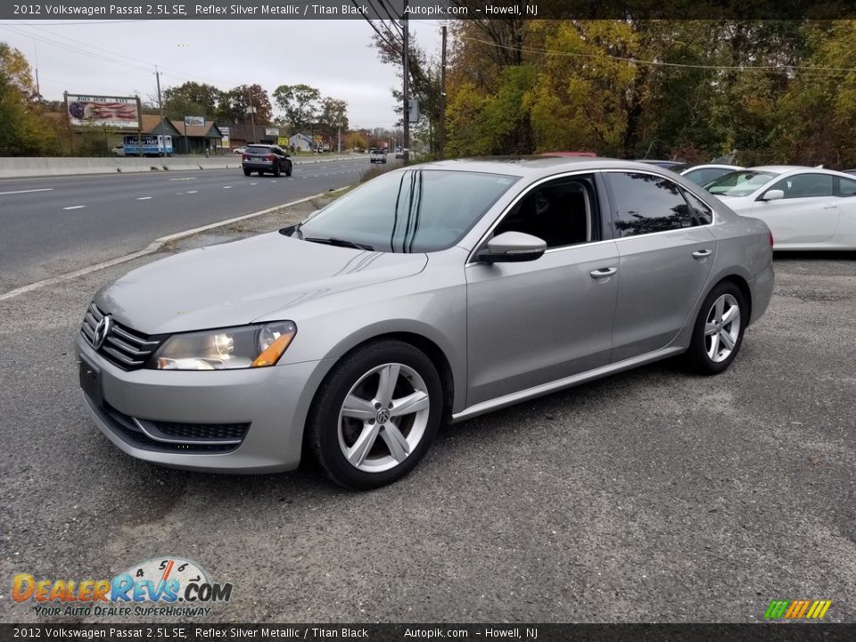 2012 Volkswagen Passat 2.5L SE Reflex Silver Metallic / Titan Black Photo #6