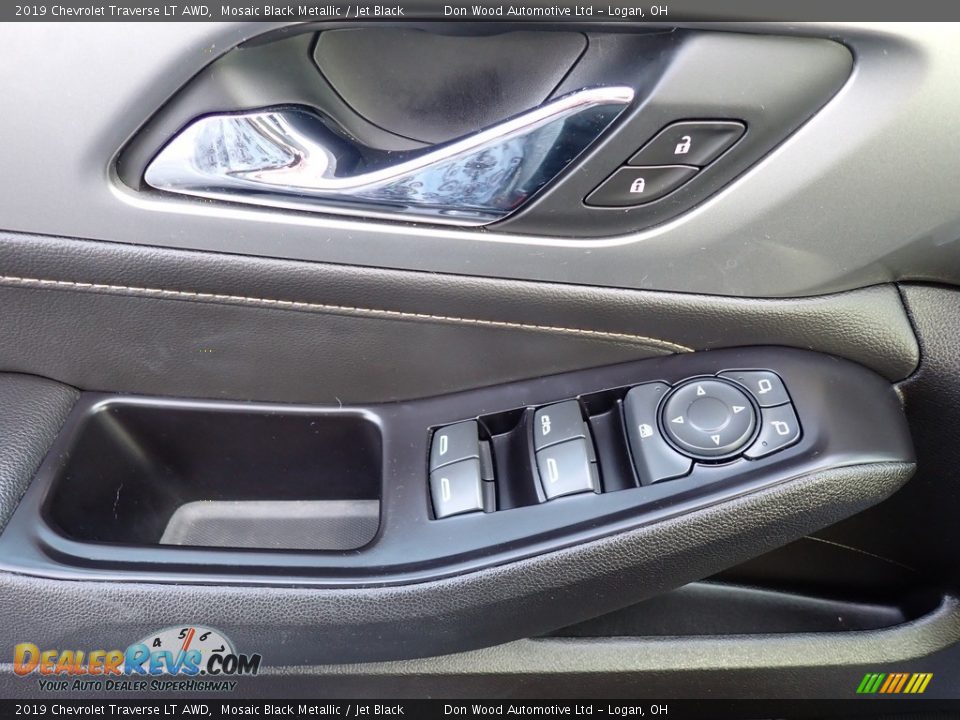 2019 Chevrolet Traverse LT AWD Mosaic Black Metallic / Jet Black Photo #21