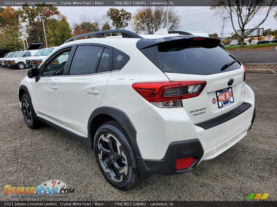 2021 Subaru Crosstrek Limited Crystal White Pearl / Black Photo #6