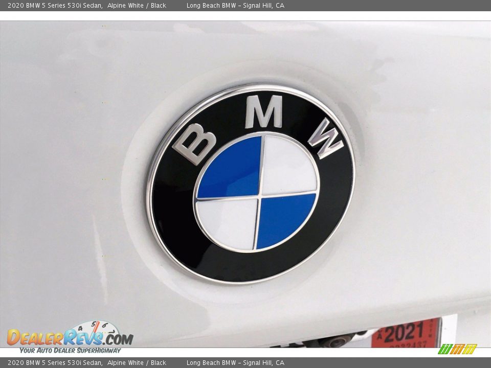 2020 BMW 5 Series 530i Sedan Alpine White / Black Photo #34