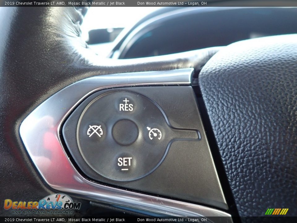 2019 Chevrolet Traverse LT AWD Mosaic Black Metallic / Jet Black Photo #27