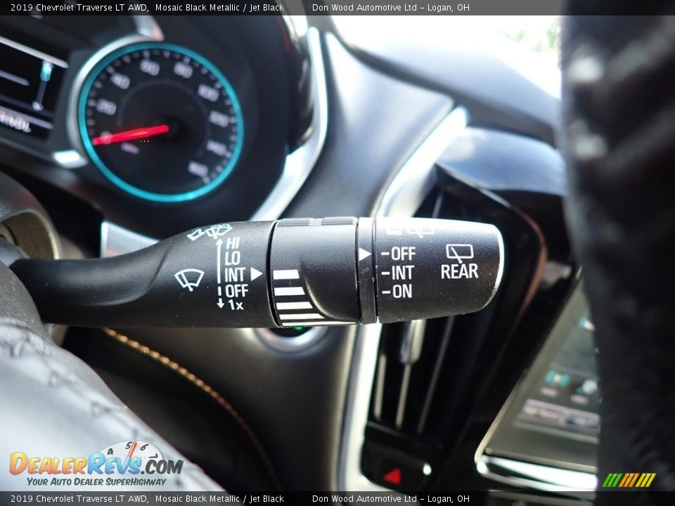 2019 Chevrolet Traverse LT AWD Mosaic Black Metallic / Jet Black Photo #29