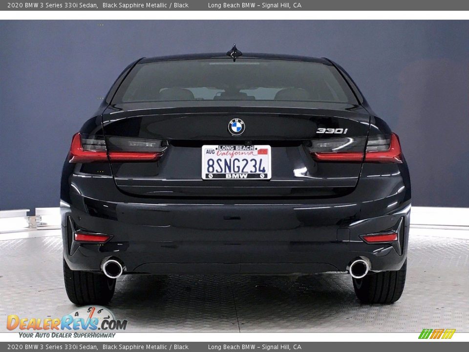 2020 BMW 3 Series 330i Sedan Black Sapphire Metallic / Black Photo #3