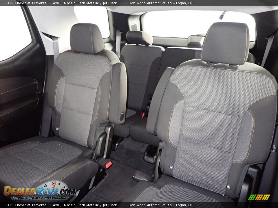 2019 Chevrolet Traverse LT AWD Mosaic Black Metallic / Jet Black Photo #35