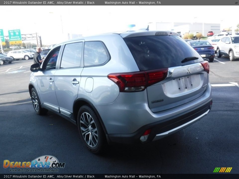 2017 Mitsubishi Outlander ES AWC Alloy Silver Metallic / Black Photo #6