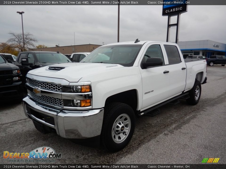 2019 Chevrolet Silverado 2500HD Work Truck Crew Cab 4WD Summit White / Dark Ash/Jet Black Photo #1