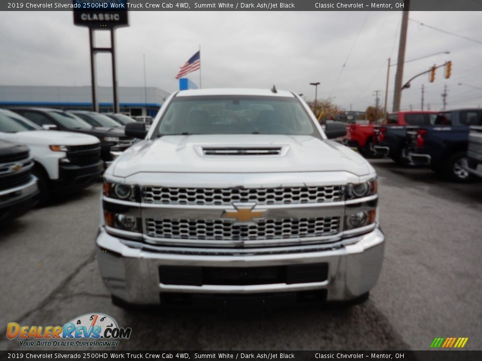 2019 Chevrolet Silverado 2500HD Work Truck Crew Cab 4WD Summit White / Dark Ash/Jet Black Photo #2