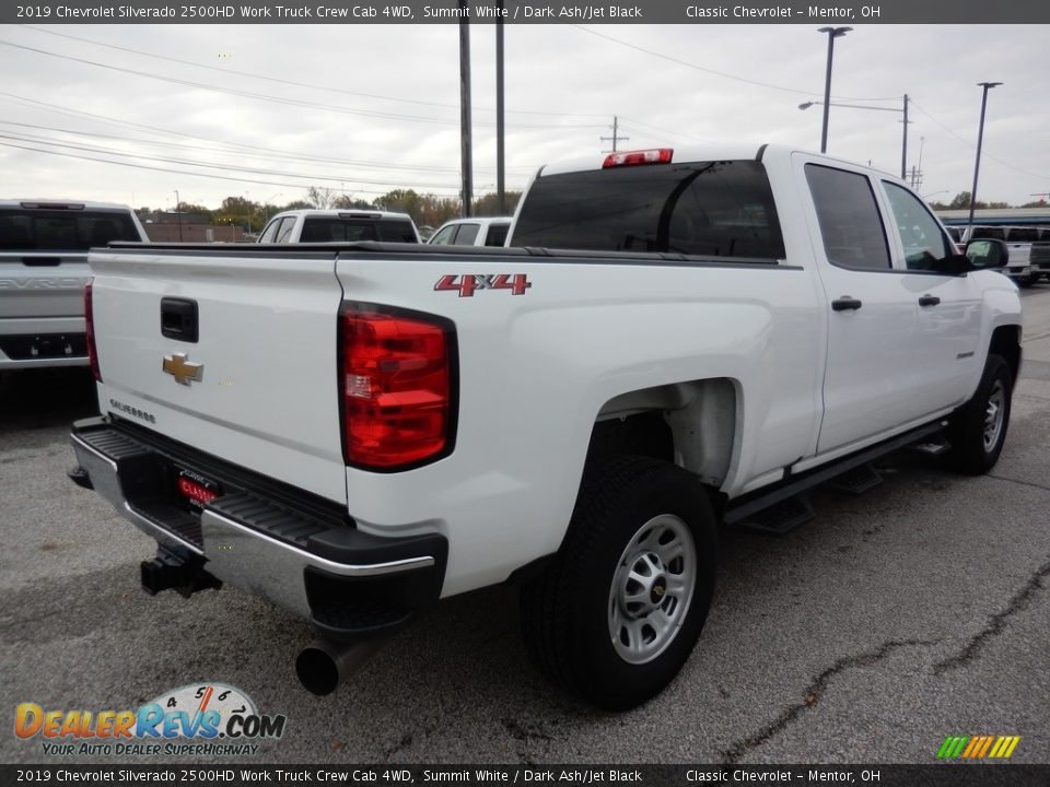 2019 Chevrolet Silverado 2500HD Work Truck Crew Cab 4WD Summit White / Dark Ash/Jet Black Photo #4