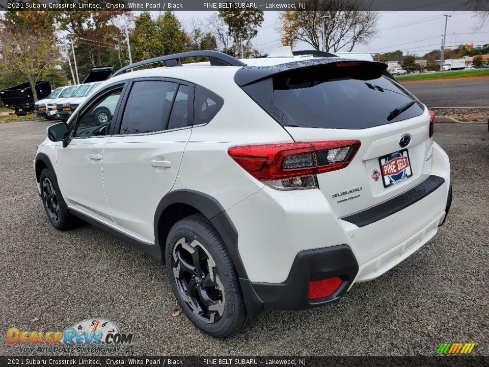 2021 Subaru Crosstrek Limited Crystal White Pearl / Black Photo #6