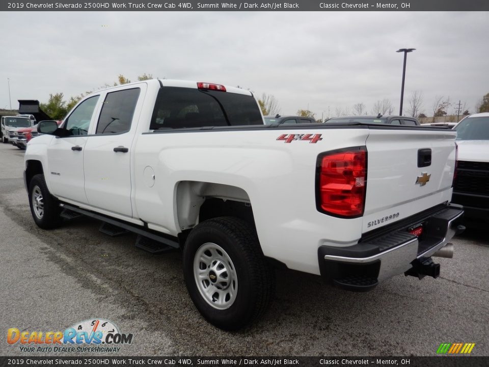 2019 Chevrolet Silverado 2500HD Work Truck Crew Cab 4WD Summit White / Dark Ash/Jet Black Photo #6