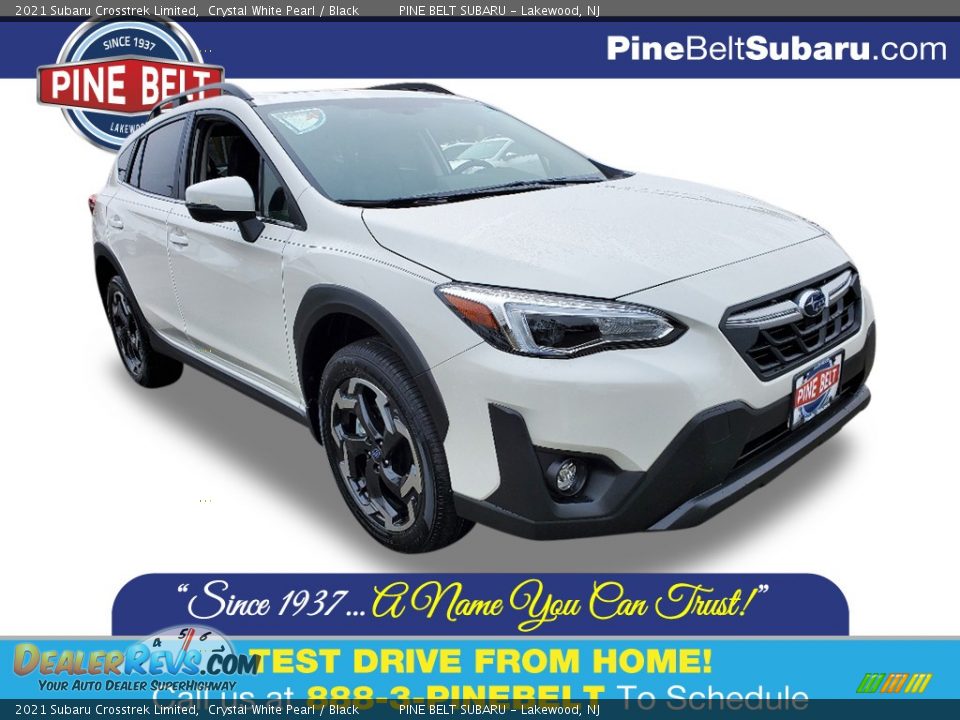 2021 Subaru Crosstrek Limited Crystal White Pearl / Black Photo #1