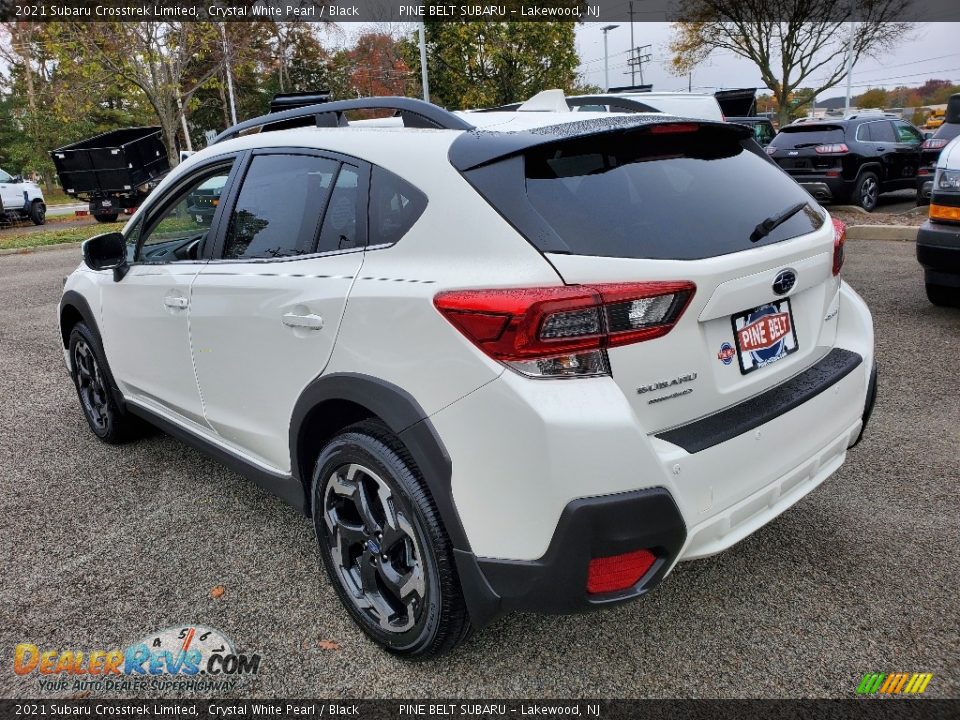 2021 Subaru Crosstrek Limited Crystal White Pearl / Black Photo #6