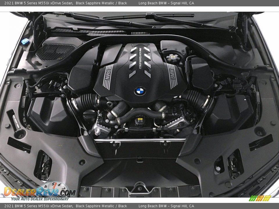 2021 BMW 5 Series M550i xDrive Sedan 4.4 Liter DI TwinPower Turbocharged DOHC 32-Valve V8 Engine Photo #10