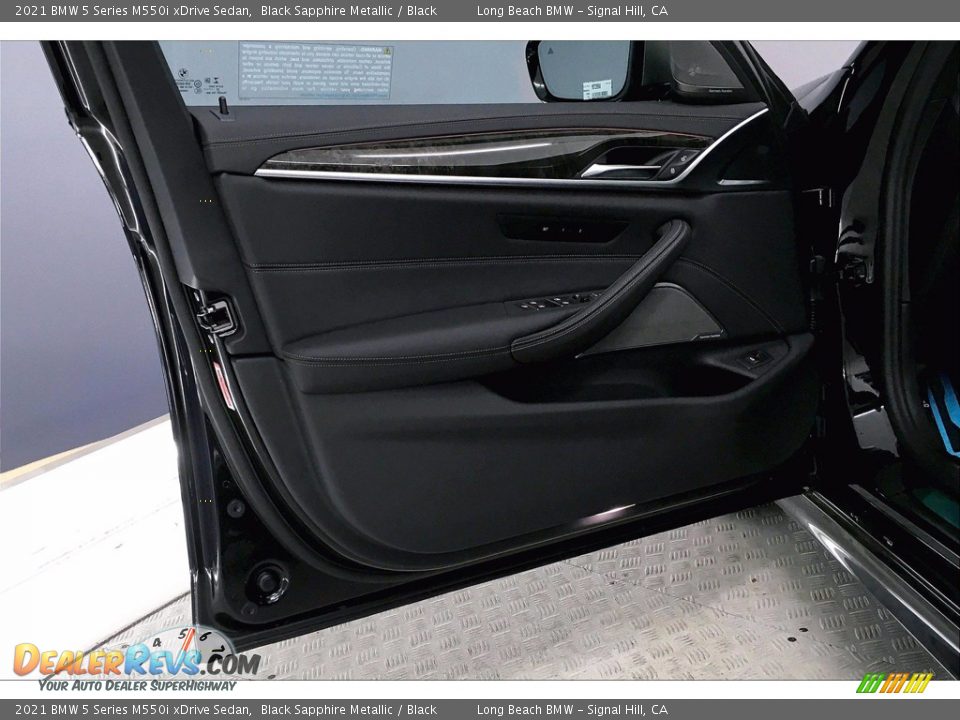 Door Panel of 2021 BMW 5 Series M550i xDrive Sedan Photo #13