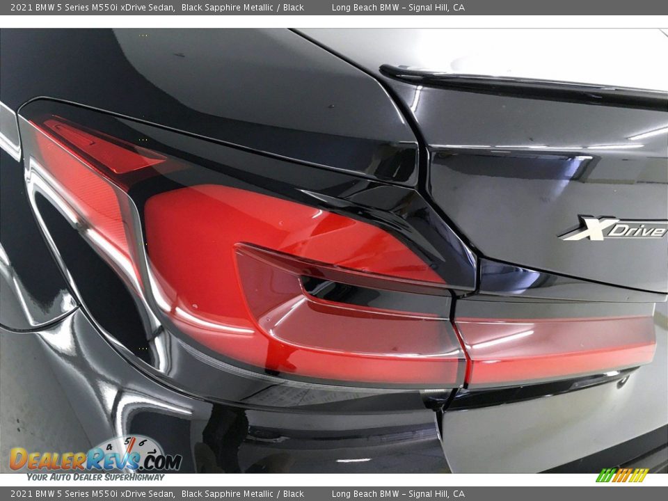 2021 BMW 5 Series M550i xDrive Sedan Black Sapphire Metallic / Black Photo #15