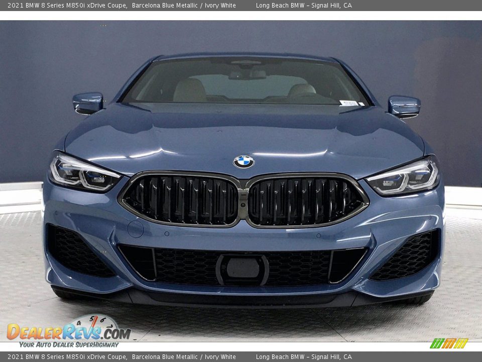 Barcelona Blue Metallic 2021 BMW 8 Series M850i xDrive Coupe Photo #2