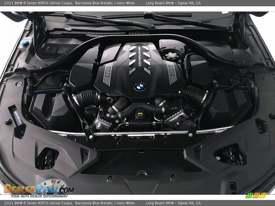 2021 BMW 8 Series M850i xDrive Coupe 4.4 Liter M TwinPower Turbocharged DOHC 32-Valve VVT V8 Engine Photo #10