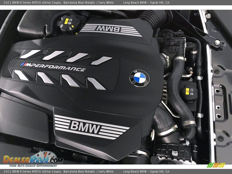 2021 BMW 8 Series M850i xDrive Coupe 4.4 Liter M TwinPower Turbocharged DOHC 32-Valve VVT V8 Engine Photo #11