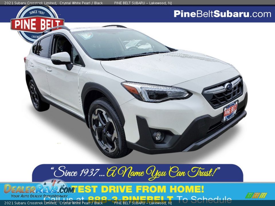 2021 Subaru Crosstrek Limited Crystal White Pearl / Black Photo #1