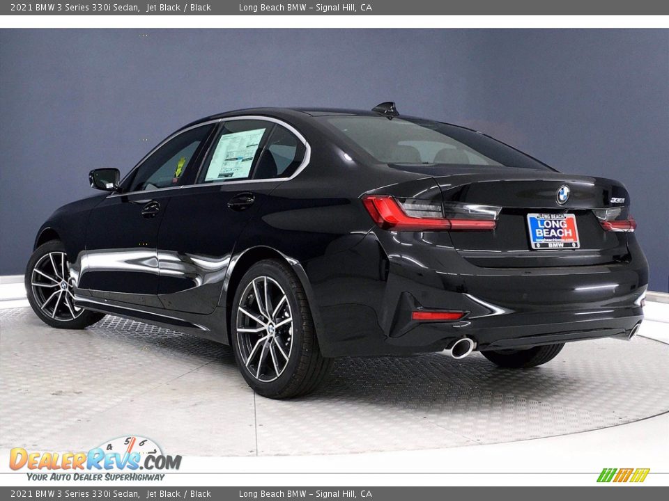 2021 BMW 3 Series 330i Sedan Jet Black / Black Photo #3