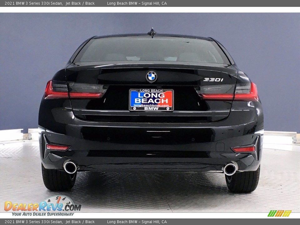 2021 BMW 3 Series 330i Sedan Jet Black / Black Photo #4