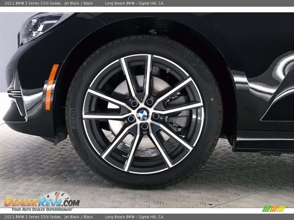 2021 BMW 3 Series 330i Sedan Jet Black / Black Photo #12