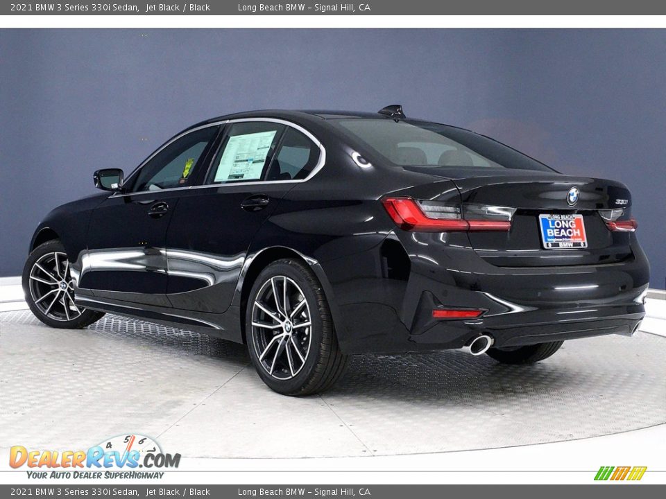 2021 BMW 3 Series 330i Sedan Jet Black / Black Photo #3