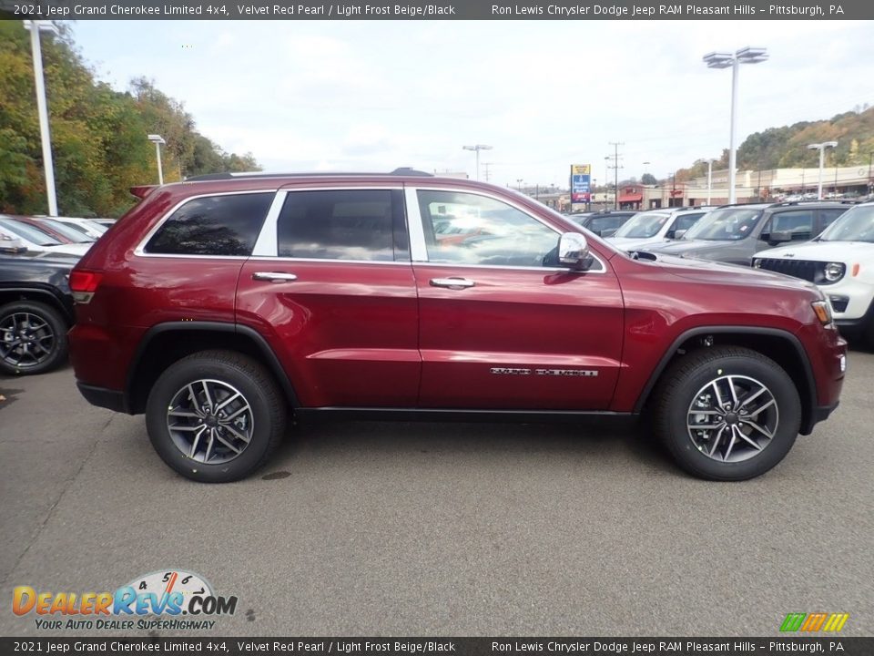Velvet Red Pearl 2021 Jeep Grand Cherokee Limited 4x4 Photo #4