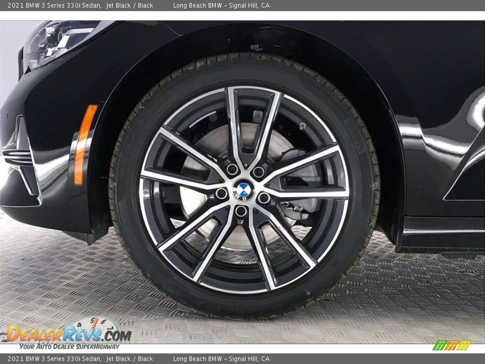 2021 BMW 3 Series 330i Sedan Jet Black / Black Photo #12