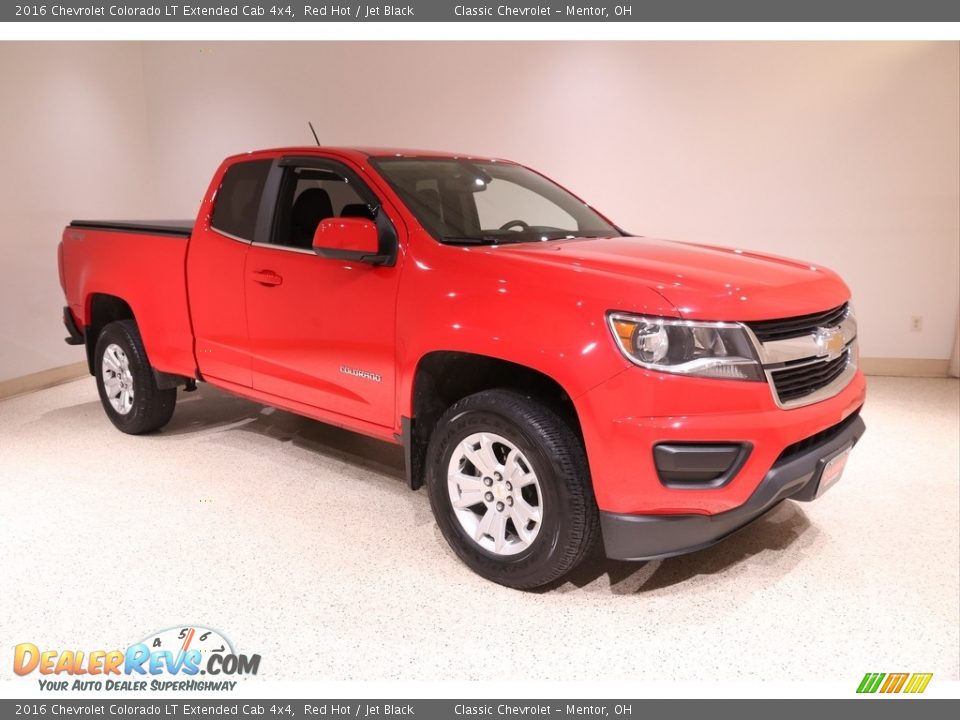 Red Hot 2016 Chevrolet Colorado LT Extended Cab 4x4 Photo #1