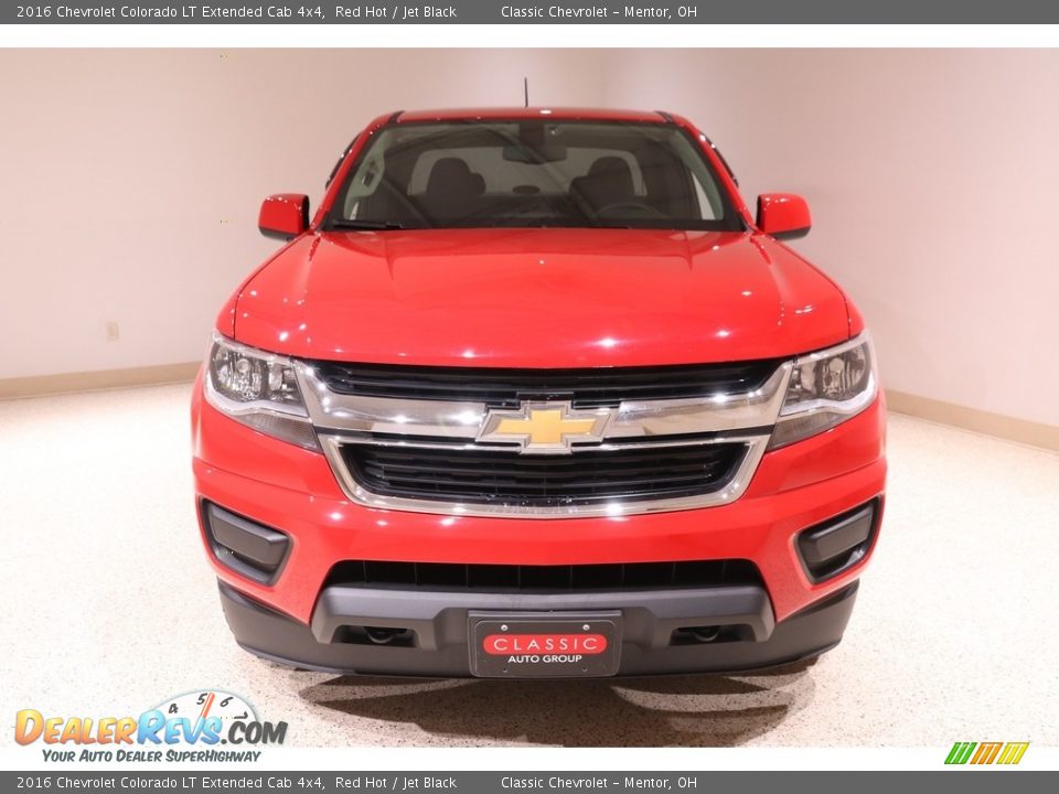 2016 Chevrolet Colorado LT Extended Cab 4x4 Red Hot / Jet Black Photo #2