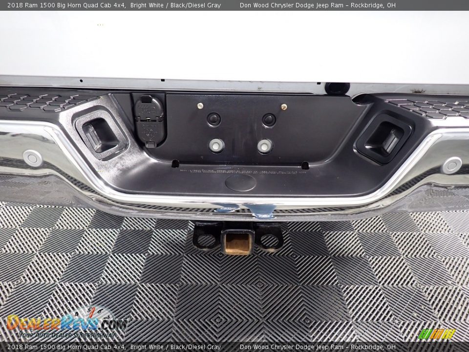 2018 Ram 1500 Big Horn Quad Cab 4x4 Bright White / Black/Diesel Gray Photo #15