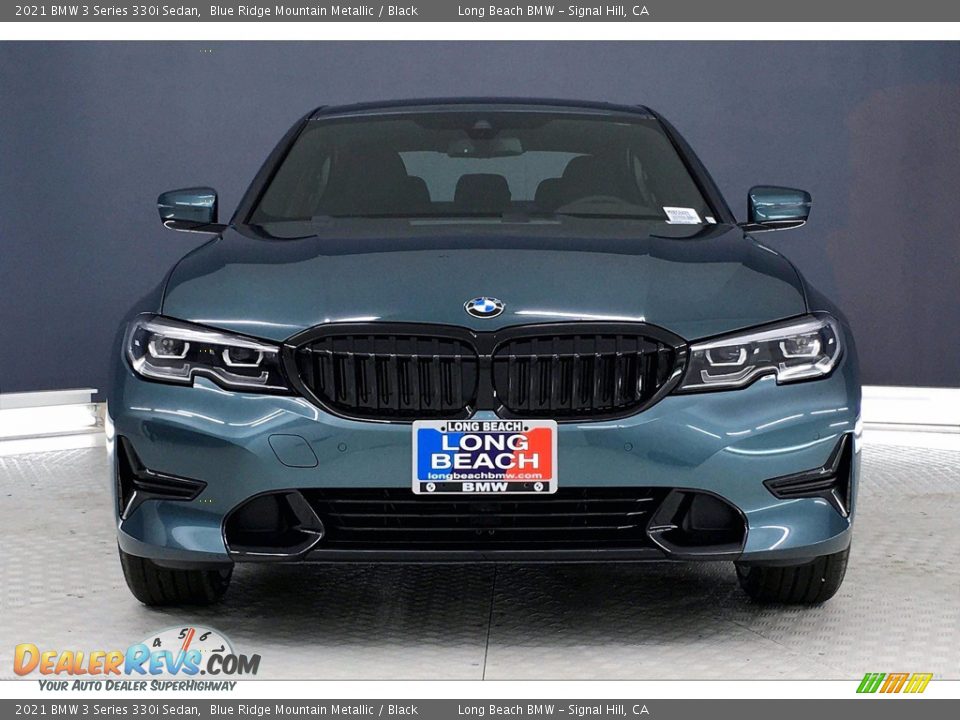 2021 BMW 3 Series 330i Sedan Blue Ridge Mountain Metallic / Black Photo #2