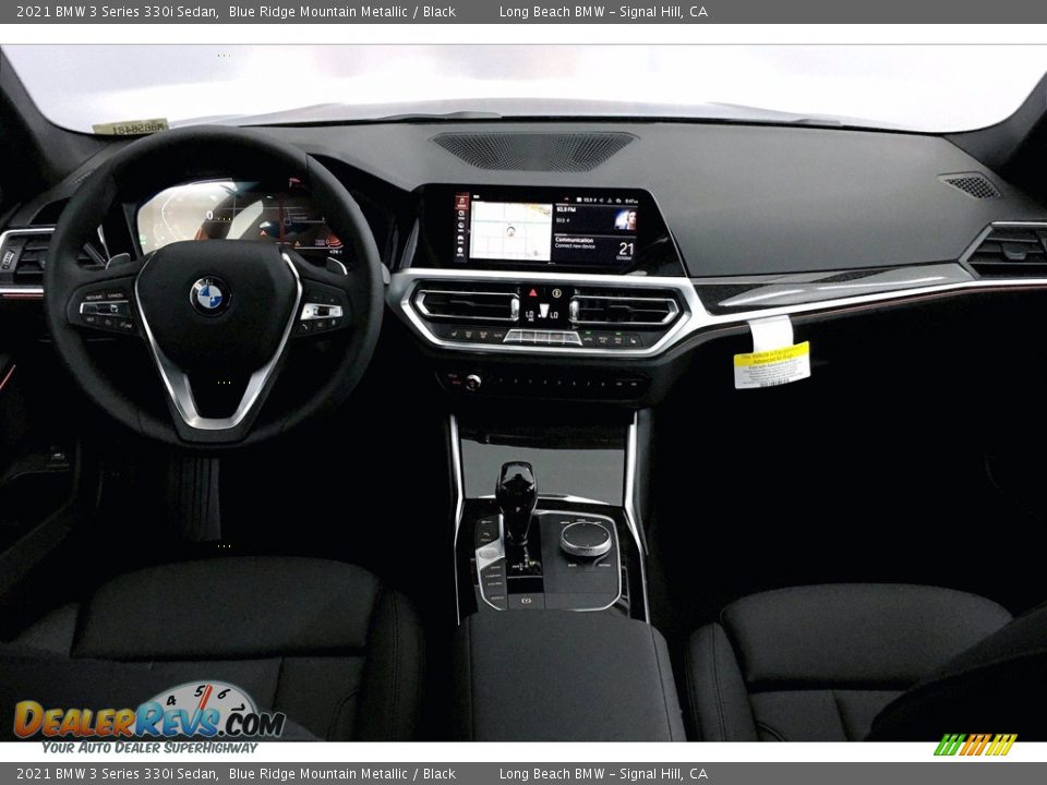 2021 BMW 3 Series 330i Sedan Blue Ridge Mountain Metallic / Black Photo #5