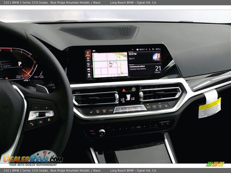 2021 BMW 3 Series 330i Sedan Blue Ridge Mountain Metallic / Black Photo #6