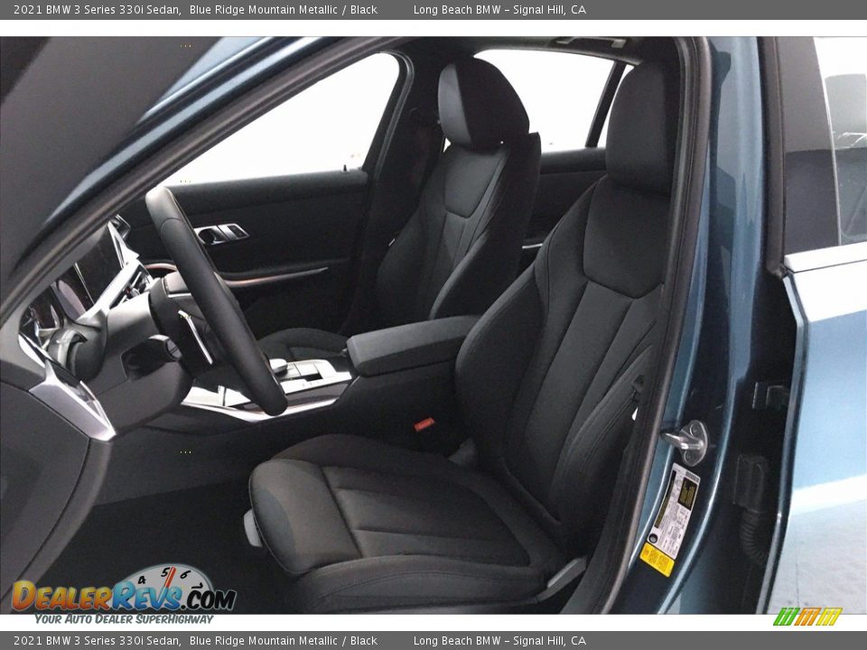 2021 BMW 3 Series 330i Sedan Blue Ridge Mountain Metallic / Black Photo #9