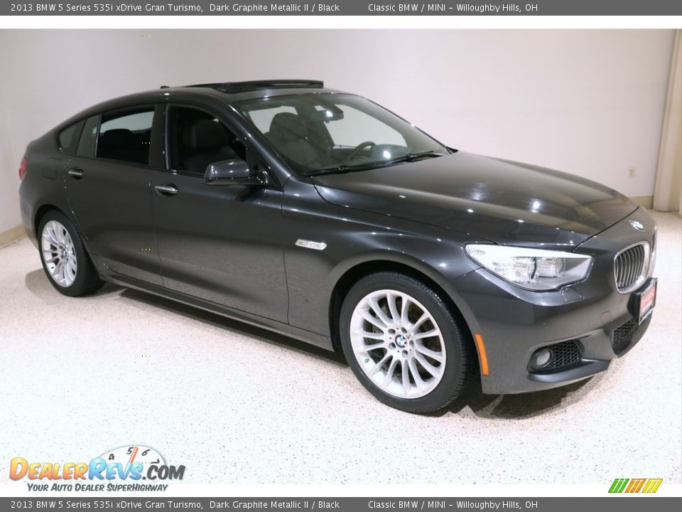 2013 BMW 5 Series 535i xDrive Gran Turismo Dark Graphite Metallic II / Black Photo #1