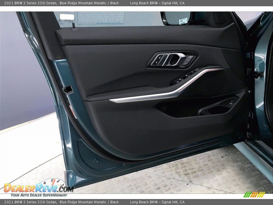 2021 BMW 3 Series 330i Sedan Blue Ridge Mountain Metallic / Black Photo #13