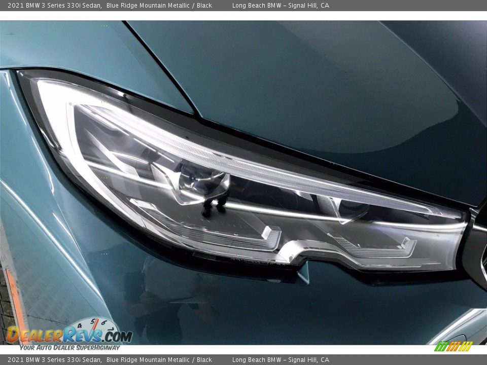 2021 BMW 3 Series 330i Sedan Blue Ridge Mountain Metallic / Black Photo #14