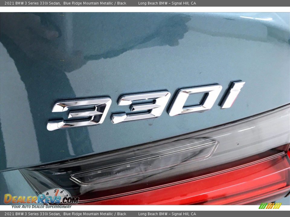 2021 BMW 3 Series 330i Sedan Blue Ridge Mountain Metallic / Black Photo #16