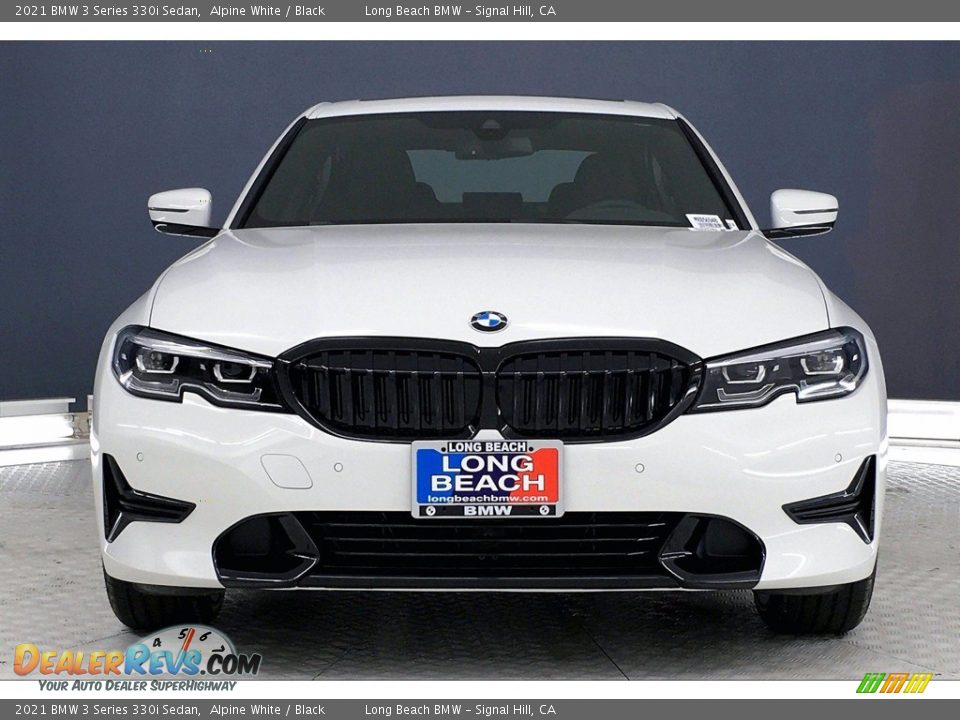 2021 BMW 3 Series 330i Sedan Alpine White / Black Photo #2