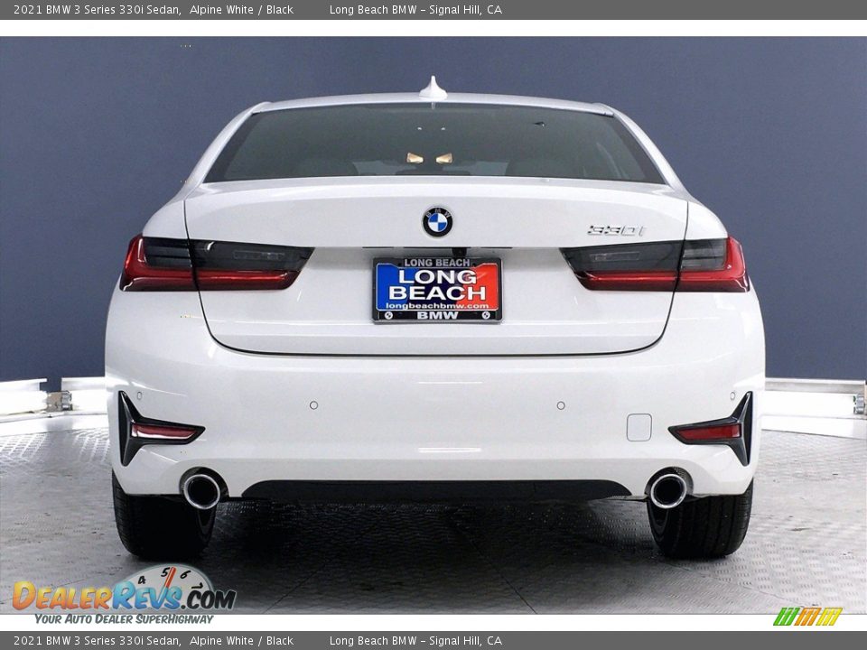 2021 BMW 3 Series 330i Sedan Alpine White / Black Photo #4