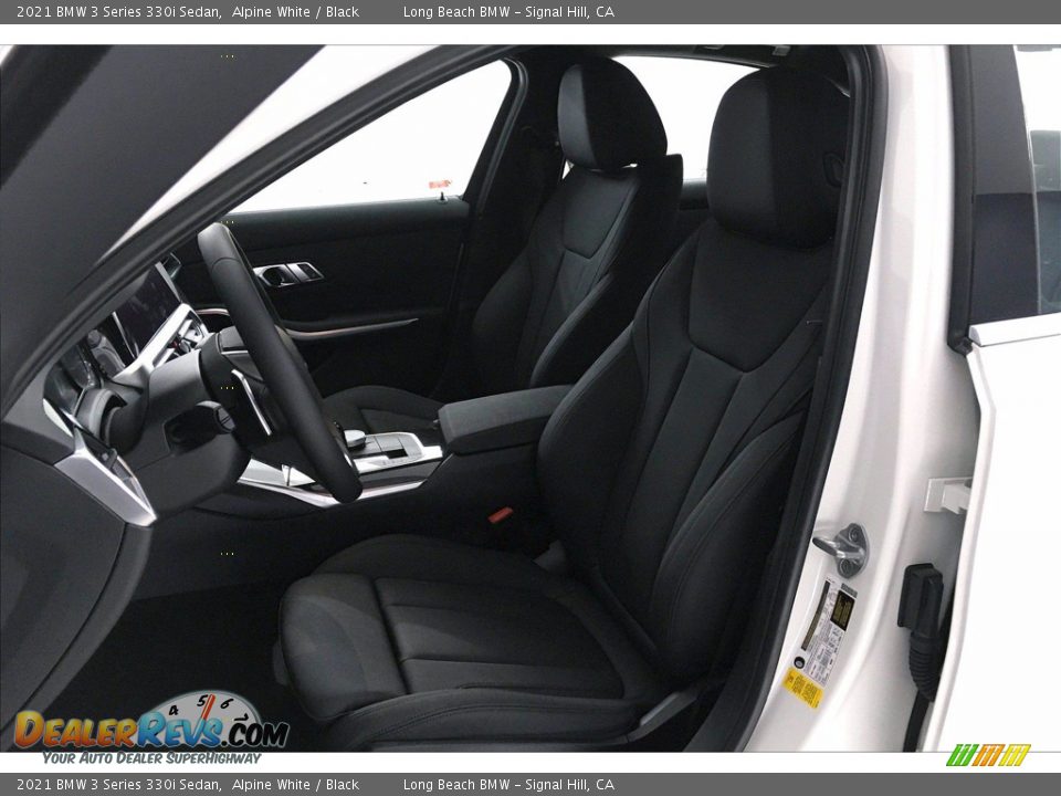 2021 BMW 3 Series 330i Sedan Alpine White / Black Photo #9