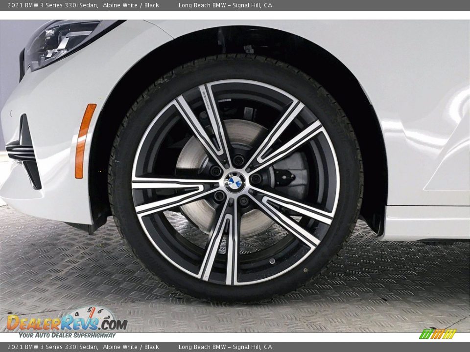 2021 BMW 3 Series 330i Sedan Alpine White / Black Photo #12