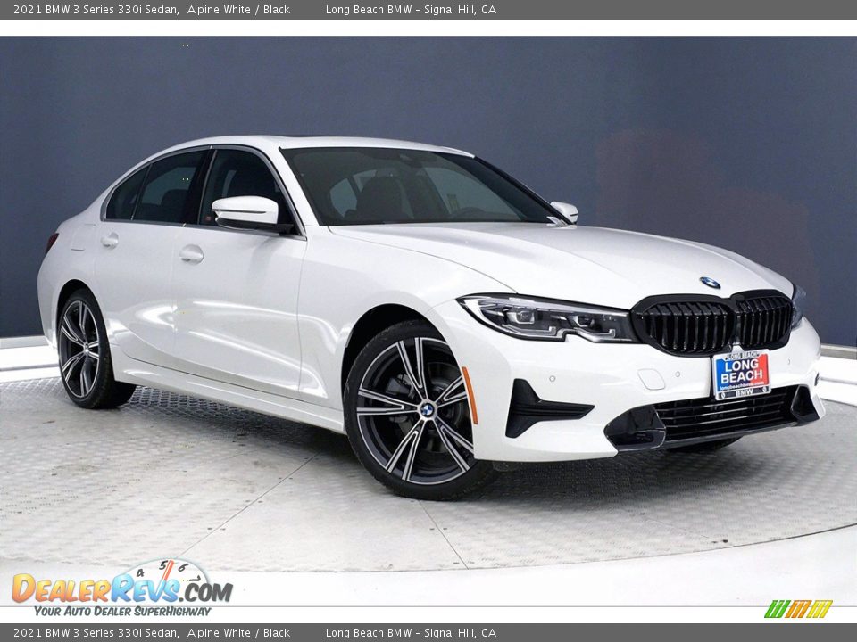 2021 BMW 3 Series 330i Sedan Alpine White / Black Photo #19