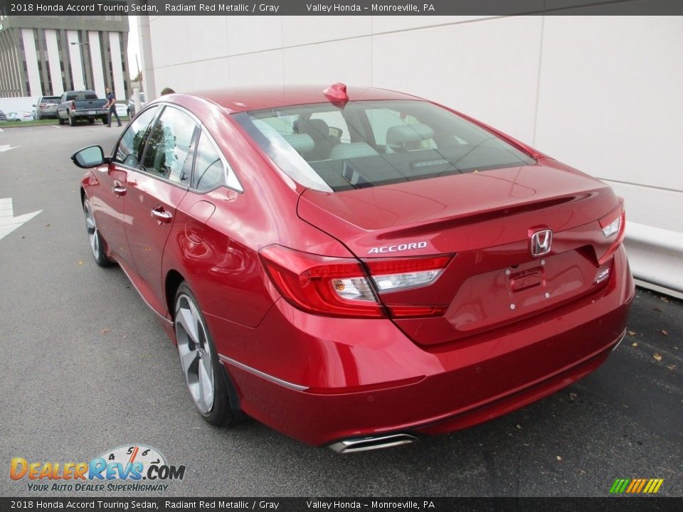 2018 Honda Accord Touring Sedan Radiant Red Metallic / Gray Photo #3