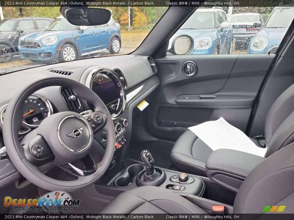 2021 Mini Countryman Cooper All4 -Oxford Midnight Black Metallic / Carbon Black Photo #3